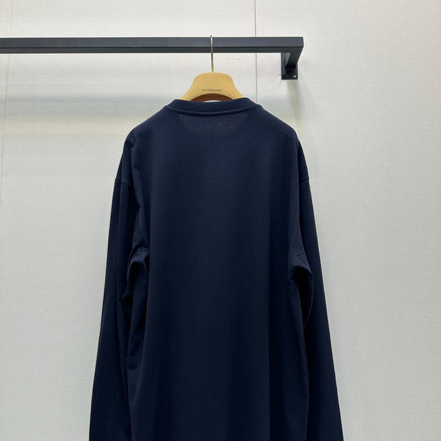 MIUMIU LONG-SLEEVE CREW NECK T-SHIRT STYLE 58