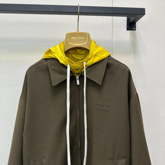 MIUMIU HOODED BLAZER STYLE 55