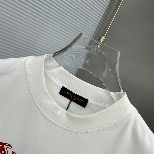 LV WHITE COTTON T-SHIRT 239581
