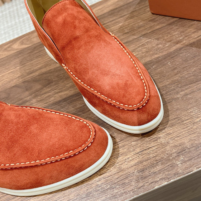 LP OPEN WALK LOAFERS FIRE SUEDE