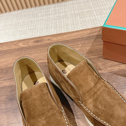LP OPEN WALK LOAFERS SEPIA SUEDE