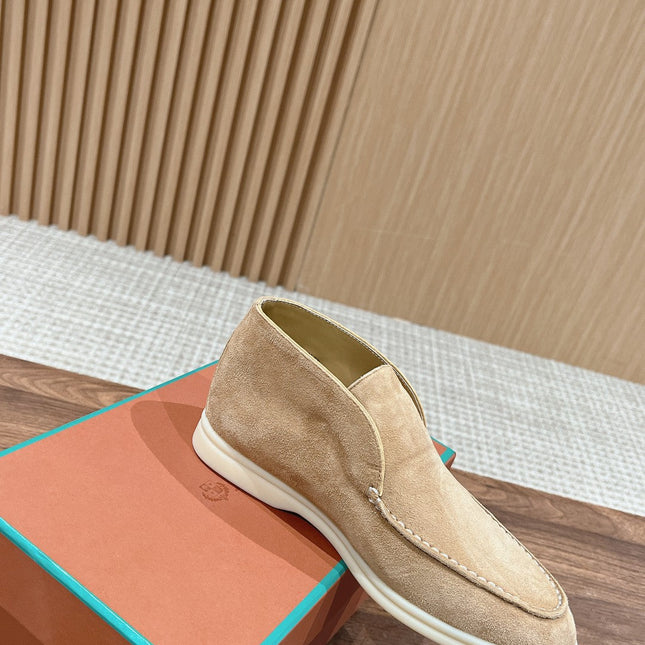 LP OPEN WALK LOAFERS CREAM SUEDE