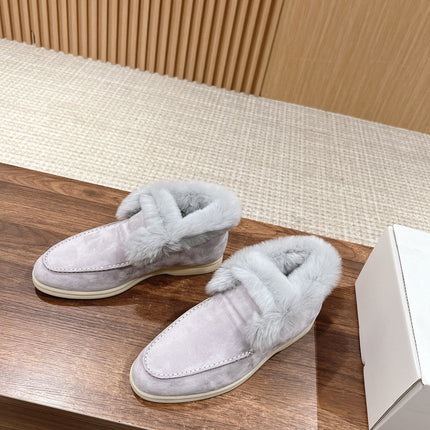 LP CLASSIC SUMMER CHARMS WALK LOAFERS BRIGHT GRAY CALFSKIN