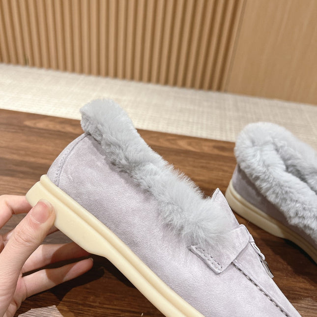 LP SUMMER CHARMS WALK LOAFERS BRIGHT GRAY FLEECE