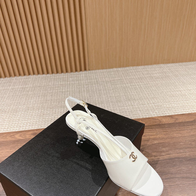 high heel 70 sandals white patent calfskin