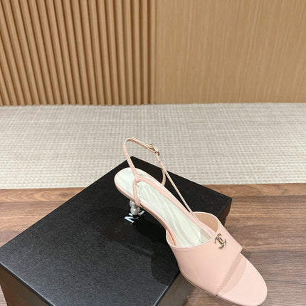 high heel 70 sandals pink white patent calfskin