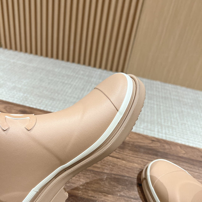 CC RAIN BOOTS BEIGE CREAM TPU