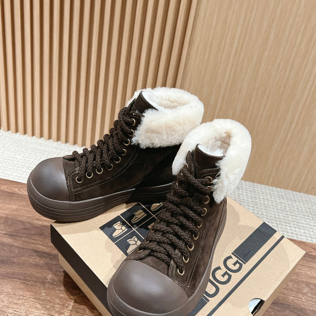 ANKLE BOOTS IN CHOCOLATE BROWN SUEDE AND CALFSKIN