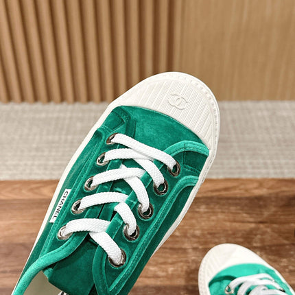 CONVERSE SNEAKER IN TEAL GREEN VELVET