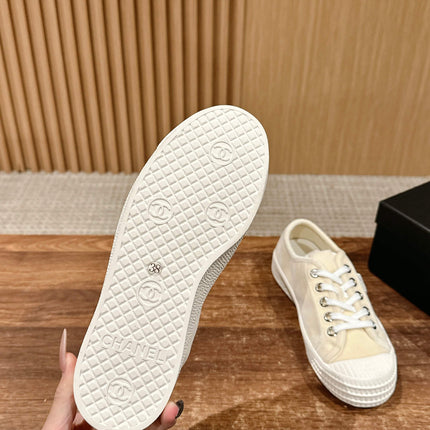 CONVERSE SNEAKER IN BEIGE CREAM CANVAS