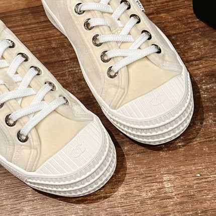 CONVERSE SNEAKER IN BEIGE CREAM CANVAS