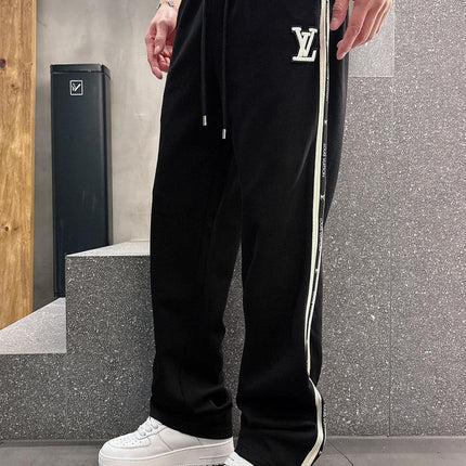 LV SWEATPANTS BLACK COTTON 239584