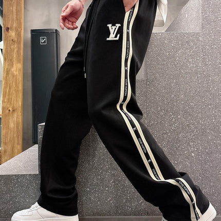 LV SWEATPANTS BLACK COTTON 239584