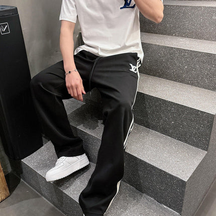 LV SWEATPANTS BLACK COTTON 239584