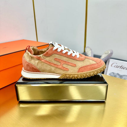 JET SNEAKER IN HONEY MIX TIGER ORANGE