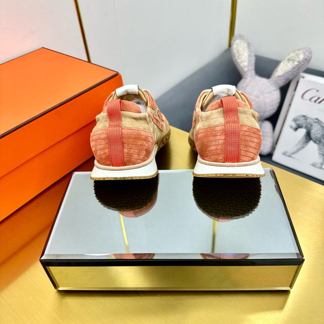 JET SNEAKER IN HONEY MIX TIGER ORANGE
