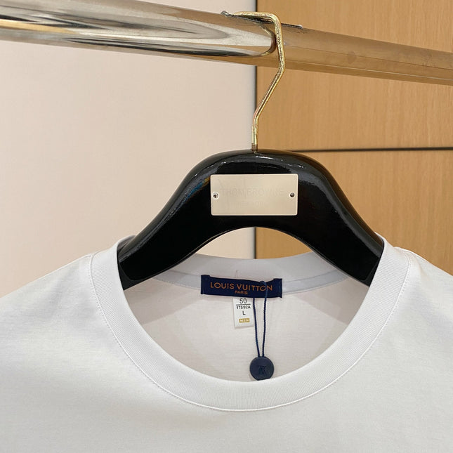 LV T-SHIRT IN WHITE COTTON 238856
