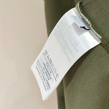 LV POLO SHIRT IN ARMY GREEN MESH BEADED COTTON FABRIC 238855