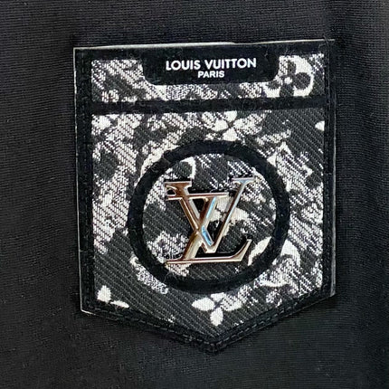 LV BLACK COTTON T-SHIRT 239594