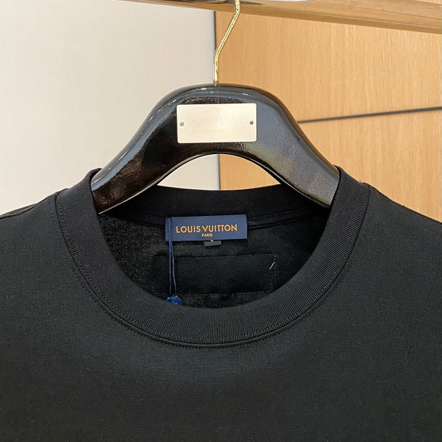 LV BLACK COTTON T-SHIRT 239594