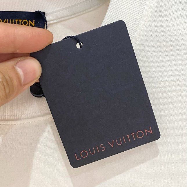 LV WHITE COTTON T-SHIRT 239593