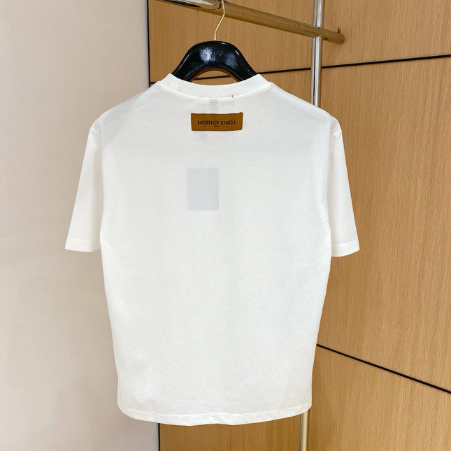 LV WHITE COTTON T-SHIRT 239593