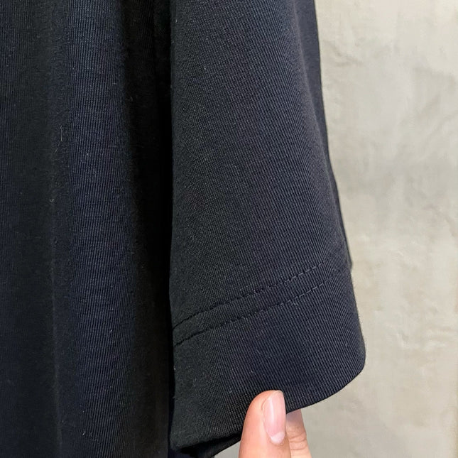 LV T-SHIRT IN BLACK COTTON 238864