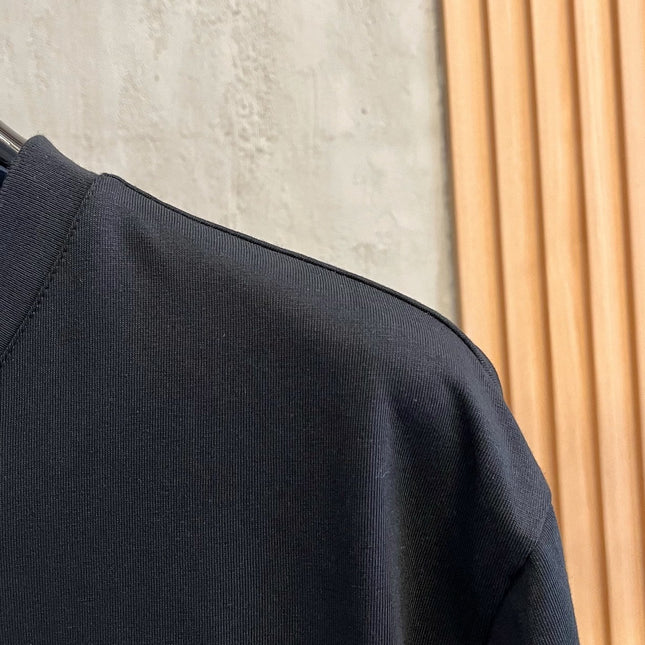 LV T-SHIRT IN BLACK COTTON 238864