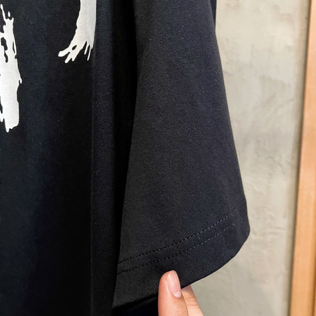 LV T-SHIRT IN BLACK COTTON 238860