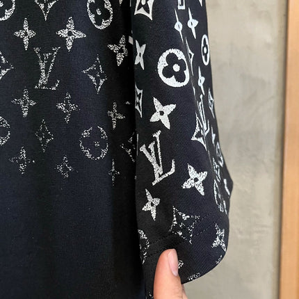 LV T-SHIRT IN BLACK MONOGRAM COTTON 238858