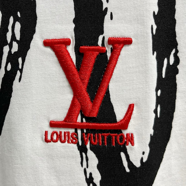 LV T-SHIRT IN WHITE COTTON 238859
