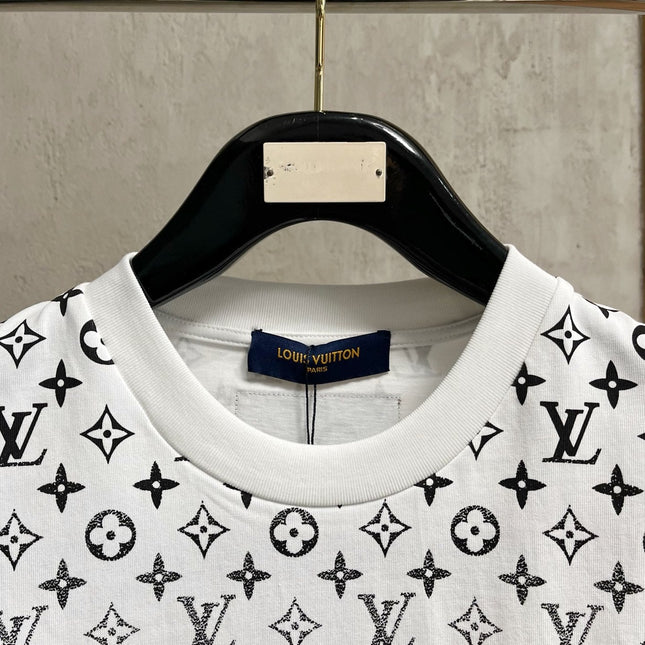 LV T-SHIRT IN WHITE MONOGRAM COTTON 238857