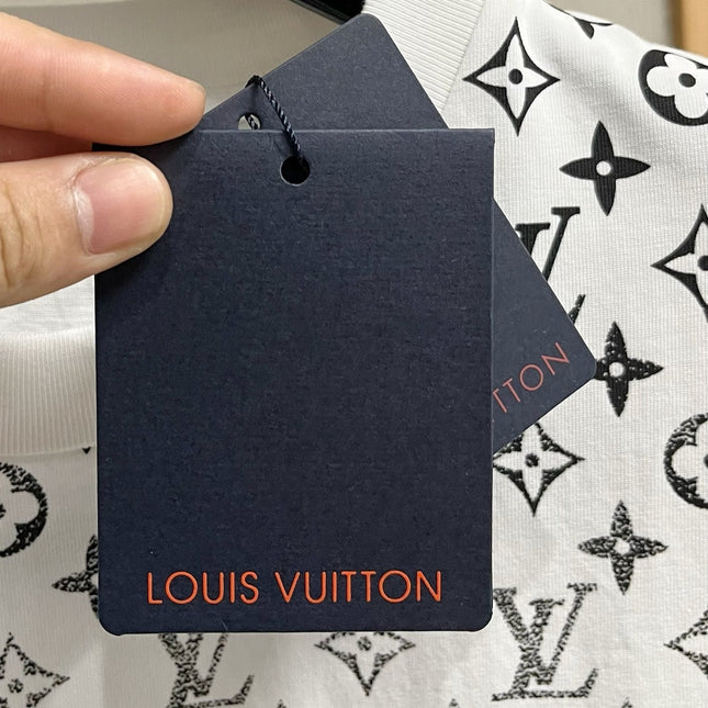 LV T-SHIRT IN WHITE MONOGRAM COTTON 238857