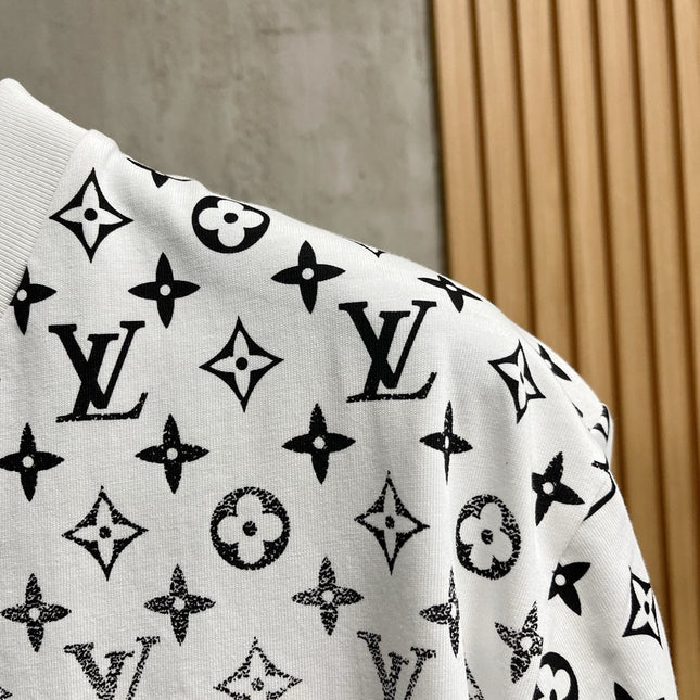 LV T-SHIRT IN WHITE MONOGRAM COTTON 238857