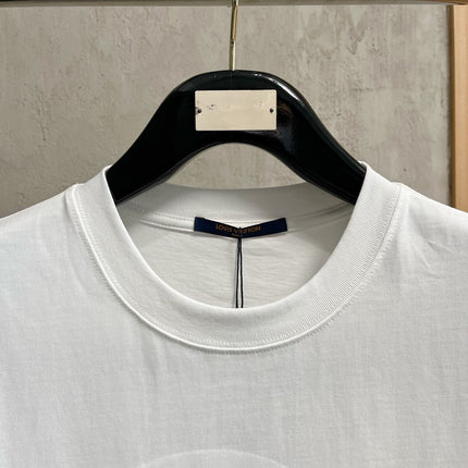 LV T-SHIRT IN WHITE PURE COTTON WITH EMBROIDERED LOGO 238773
