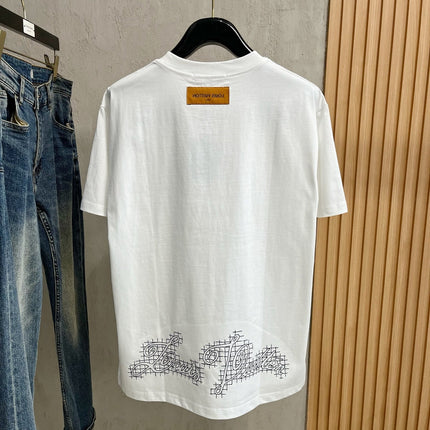 LV T-SHIRT IN WHITE PURE COTTON 238779