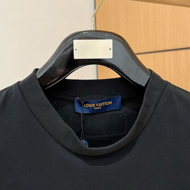 LV BLACK COTTON T-SHIRT 238868
