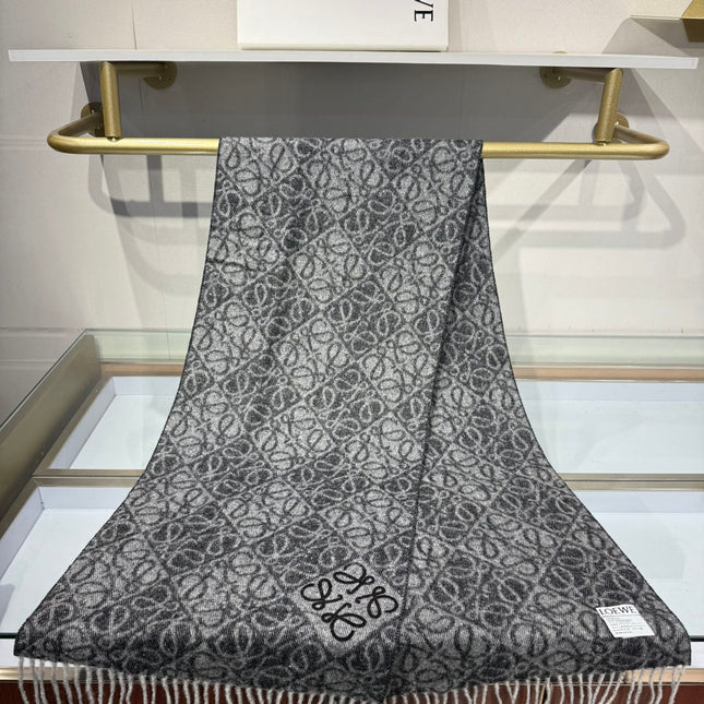 LOEWE 25S SCARF 180 IN CASHMERE WOOL 706573
