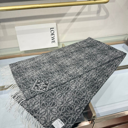 LOEWE 25S SCARF 180 IN CASHMERE WOOL 706573
