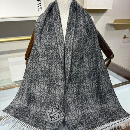 LOEWE 25S SCARF 180 IN CASHMERE WOOL 706573