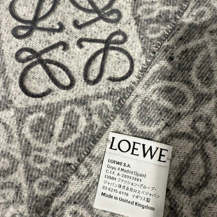 LOEWE 25S SCARF 180 IN CASHMERE WOOL 706574