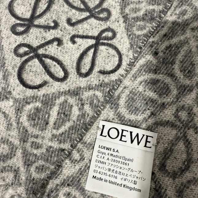 LOEWE 25S SCARF 180 IN CASHMERE WOOL 706574