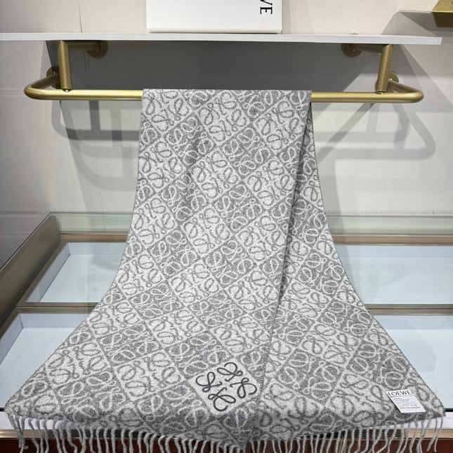 LOEWE 25S SCARF 180 IN CASHMERE WOOL 706574