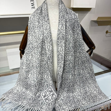 LOEWE 25S SCARF 180 IN CASHMERE WOOL 706574