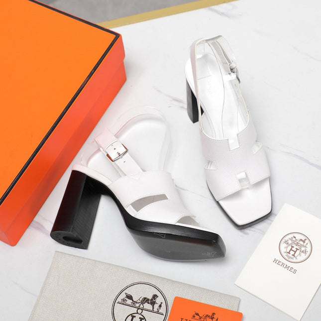 ERIS 95 SANDAL WHITE CALFSKIN