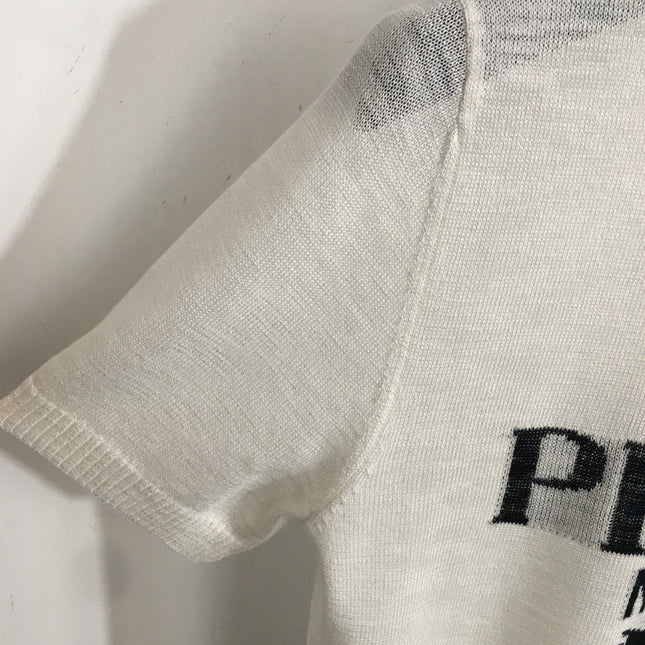PRADA SHORT-SLEEVE KNIT TOP STYLE 178