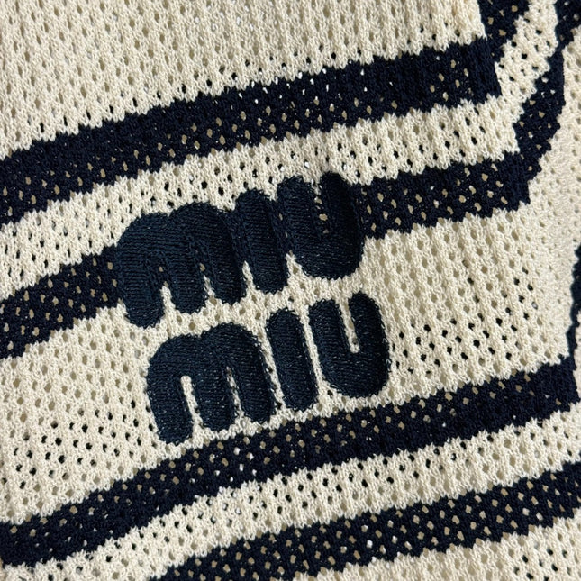 MIUMIU KNIT POLO SHIRT STYLE 388