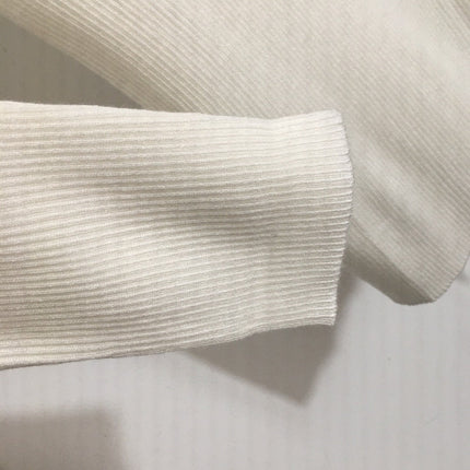 MIUMIU FITTED RIBBED KNIT TOP STYLE 285