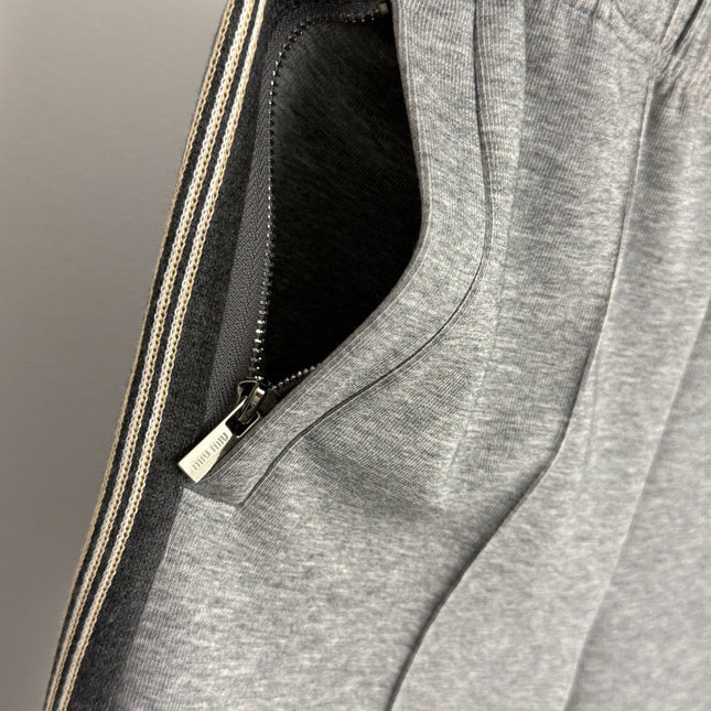 MIUMIU SWEATSHIRT AND STRAIGHT PANTS SET STYLE 224