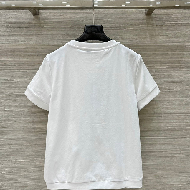 CC 25 T-shirt White Cotton